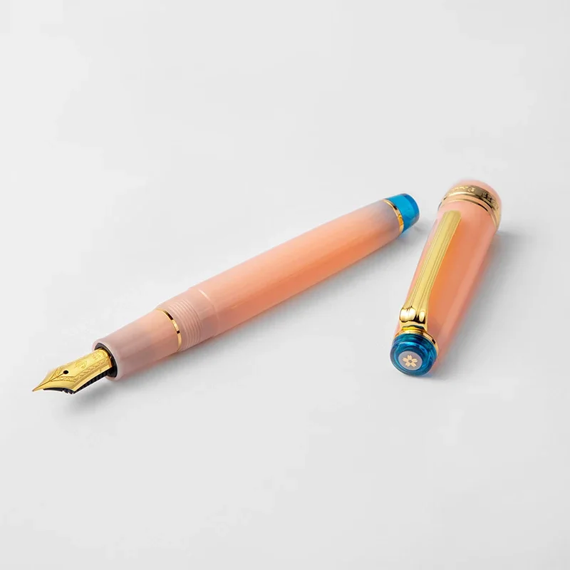 Роскошная перьевая ручка Sailor Scribe Manyoji 14-каратное золото белая белка кошка ива
