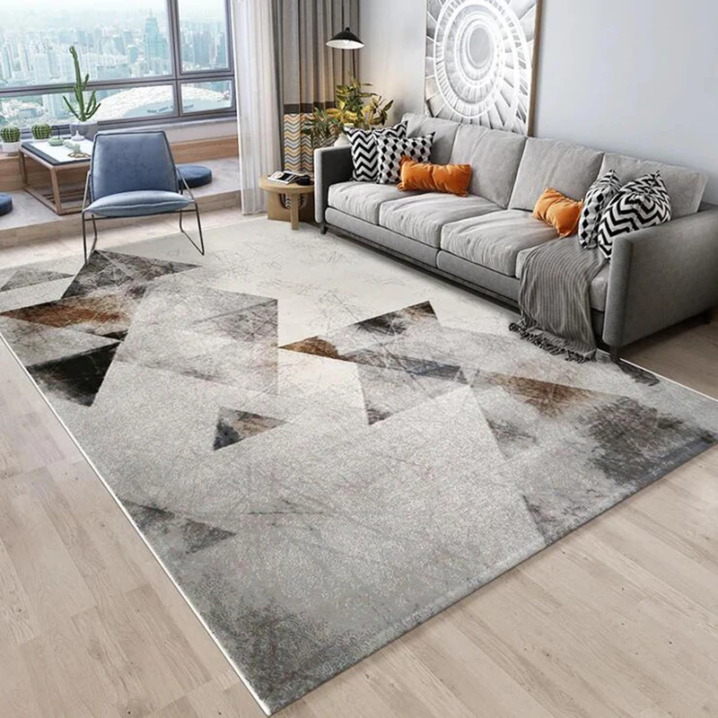 

Nordic Light Luxury Style Carpet Living RoomModern Simple Bedroom Rug Bedside Blanket Polypropylene Coffee Table Floor Mat