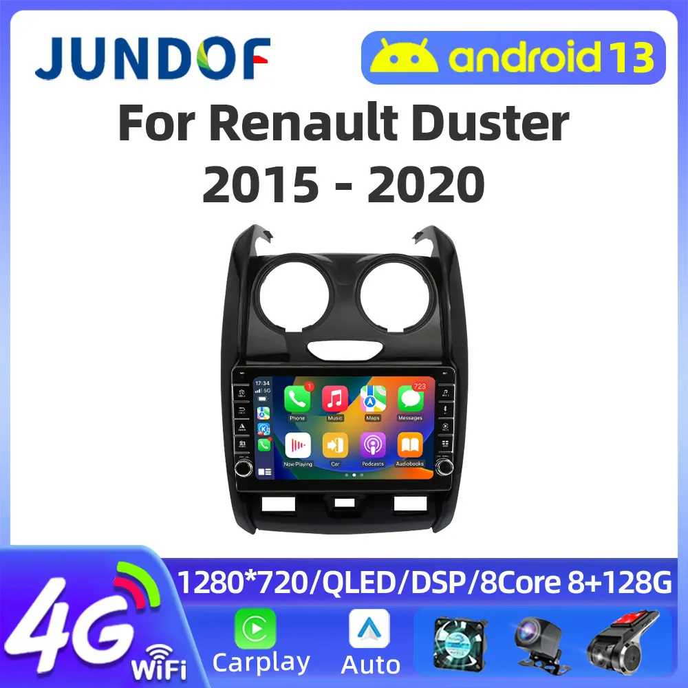 2din Android 13 Авто Радио Мультимедиа для Renault Duster 2015-2020 LADA Largus 2021 2 din Стерео Carplay 4G GPS