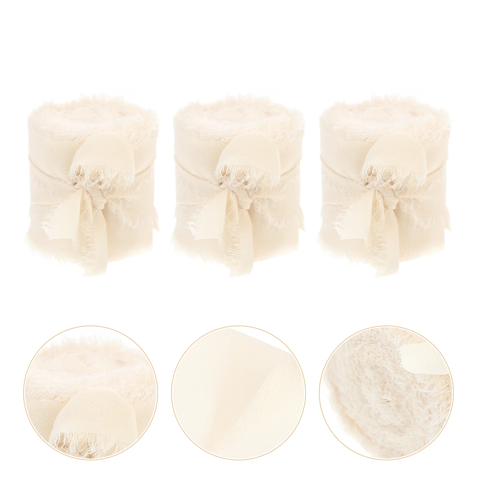 

Ribbon Ribbons Wrapping Silk Bouquets Rustic Chiffon Fringe Frayed Bouquet Blue Decor Dusty Wedding Craft Bridal White Cream