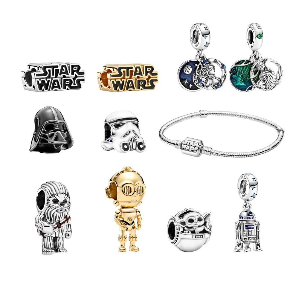 

Fashion Beads Pendant Jewelry Bracelet Disney Star Wars Marvel Charms for Pandora 2022 New Arrival Original Set in Bulk SW005