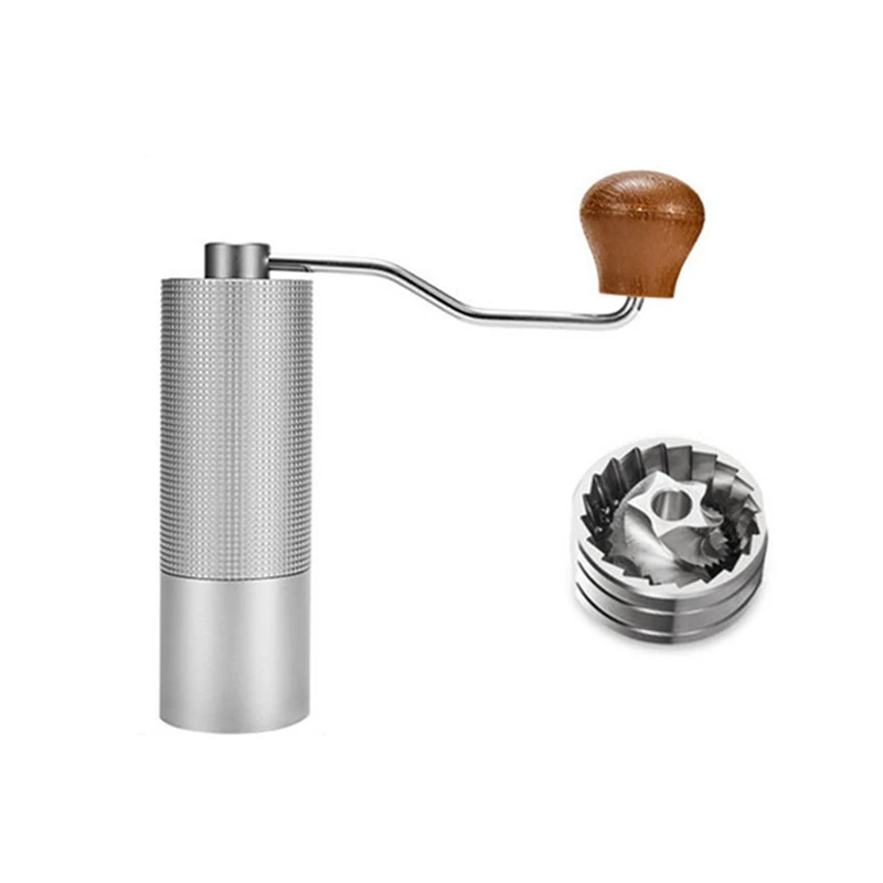 Manual Coffee Grinder Hand Adjustable Steel Core Burr For Kitchen Portable Hand Espresso Coffee Milling Tool