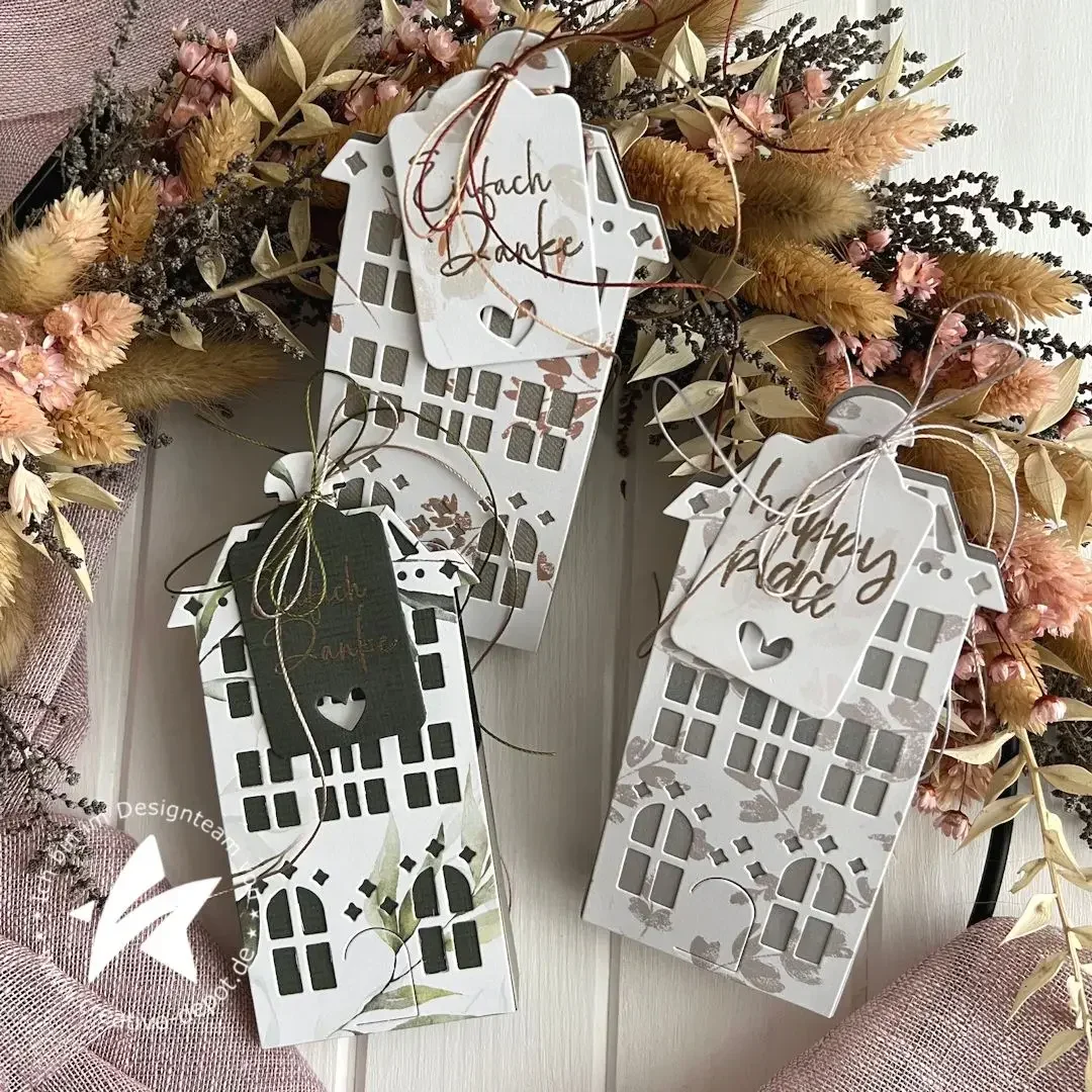 Изящная Новинка 2024 этикетка в виде коробки для чашек металлические пресс-формы