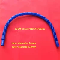 aquarium extension typecorrugated pipe durable fish tank inlet outlet joint water pipe aquarium supplies