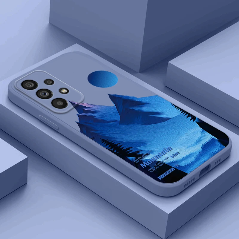 Телефонный чехол для Huawei Mate 20 10 30 40 50 honor 9 9A 9X PRO Lite V10 V20 V30 Чехол горный синий