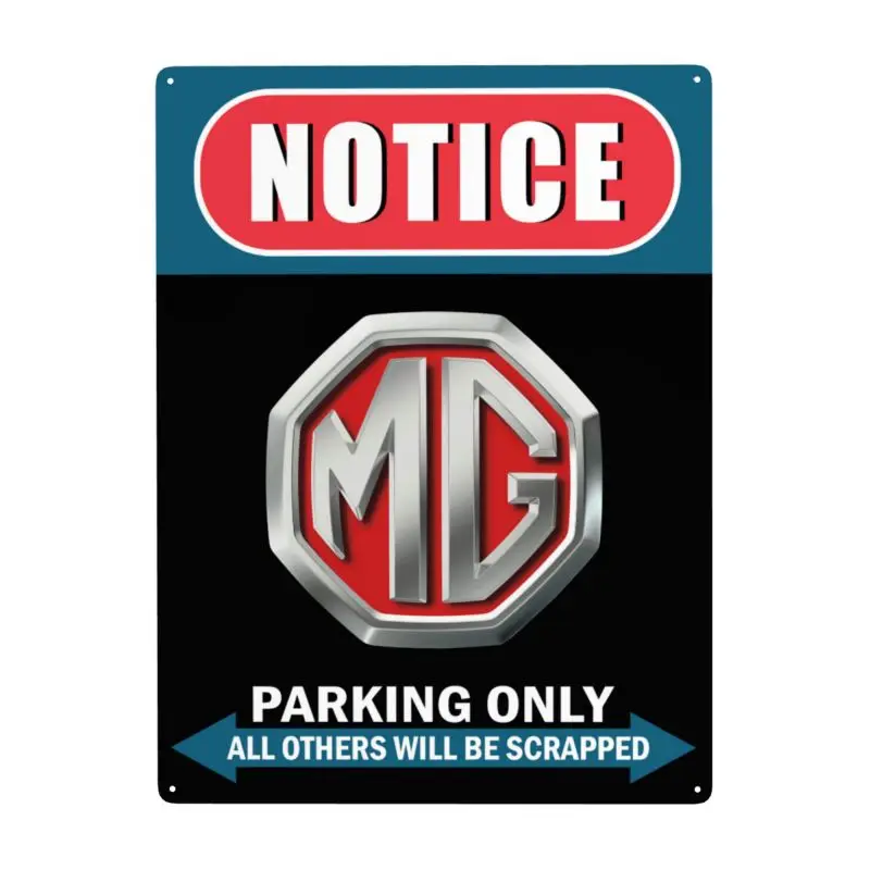

MG Morris Garages Art Metal Iron Sign Poster Plaque Bar Pub Club Cafe Home Plate For Wall Decor Art