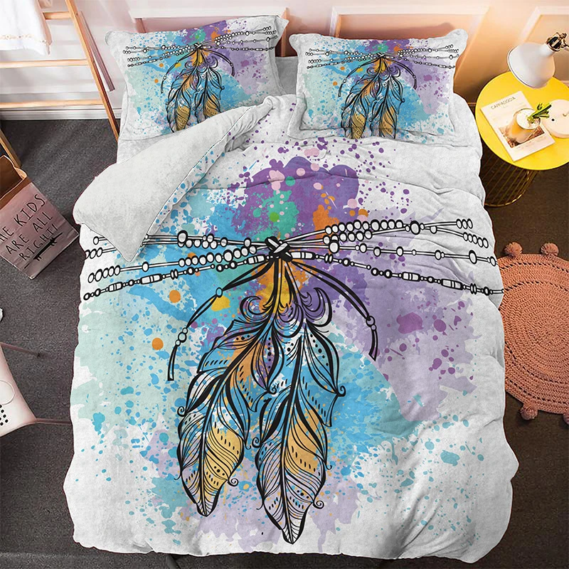 

Romantic Dreamcatcher Bedding Set Fashion Modern Luxury Duvet Cover Sets Comforter Queen King Single Dropship