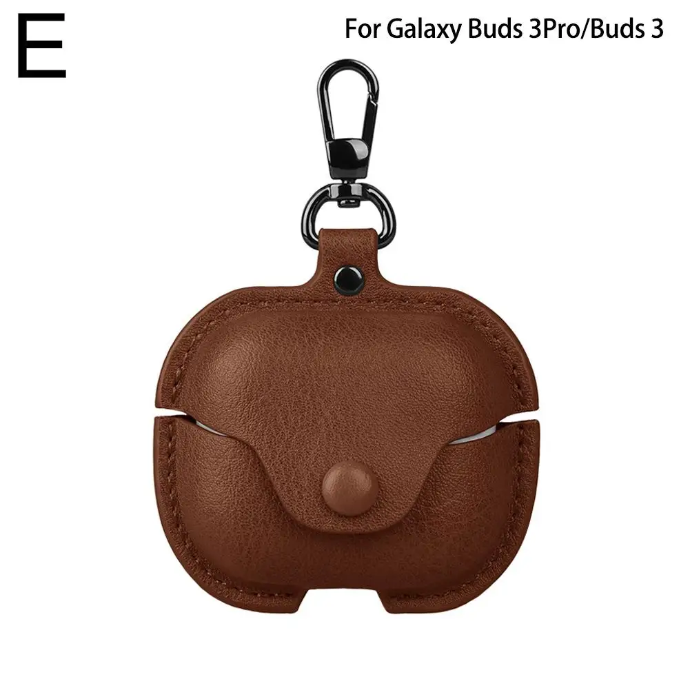 Защитный чехол для наушников с Bluetooth Galaxy Buds 3Pro мягкий из искусственной кожи