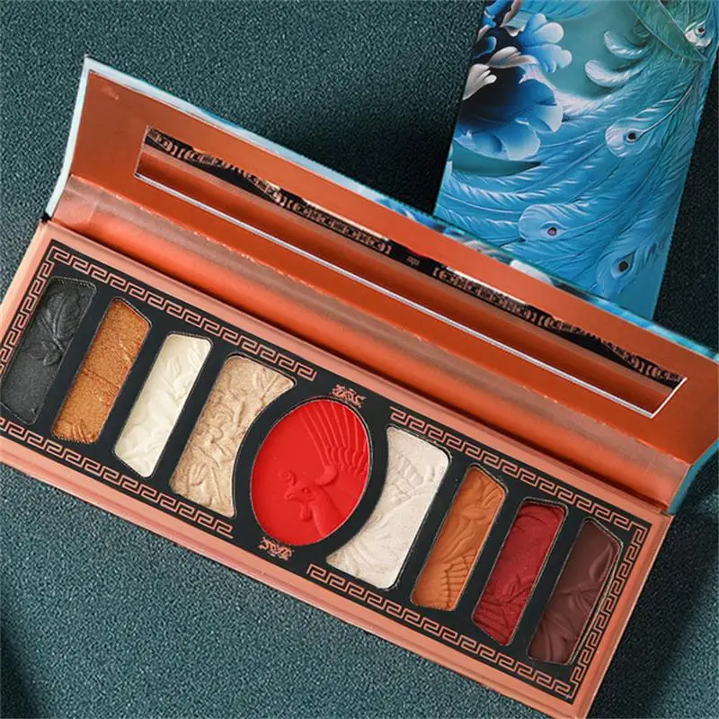 

Chinese Ancient Style Luxurious Nude Glitter Eyeshadow Pallete Matte Shimmer Palette Long Lasting Powder Shadow makeup Cosmetic