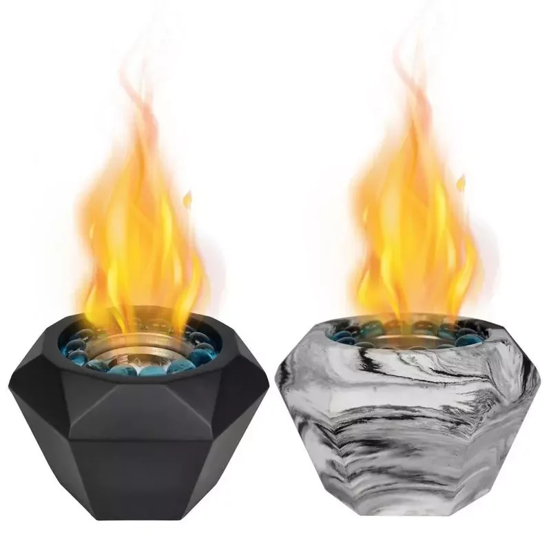 

Portable Table Fire Pit Portable Table Fire Pit Tabletop Personal Mini Fireplace Great For SPA Decor Deck Tabletop Firepit Or
