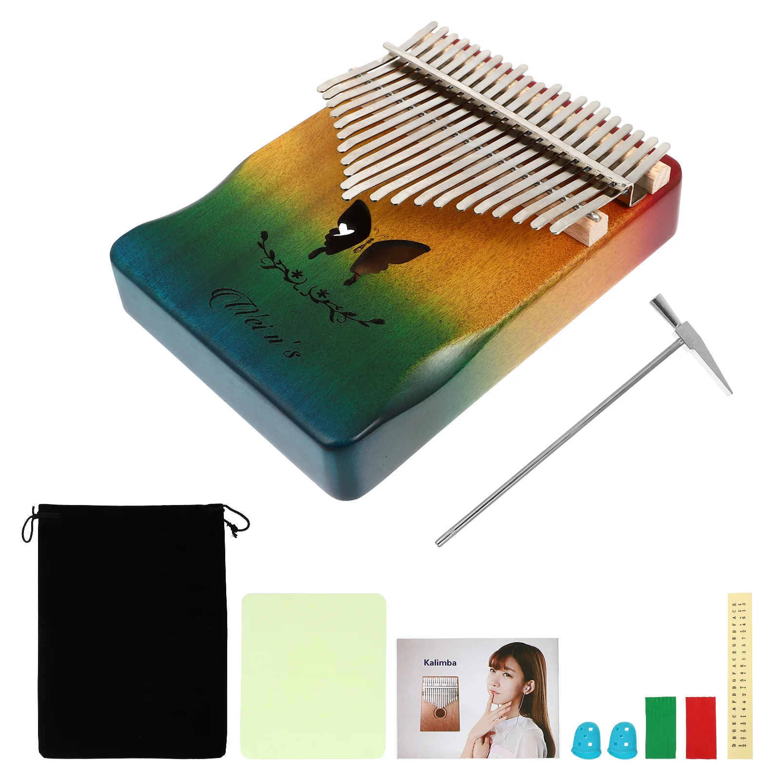 

1 Set Thumb Piano Creative Finger Piano Tuning Hammer for Kids Beginners