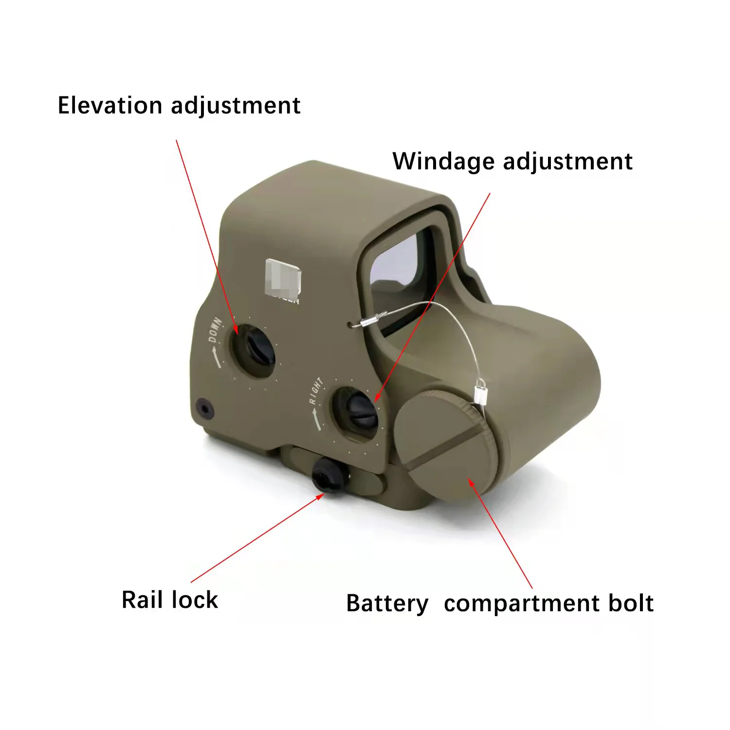 Голографический прицел 558 версия второго поколения для выступлений Охотничий