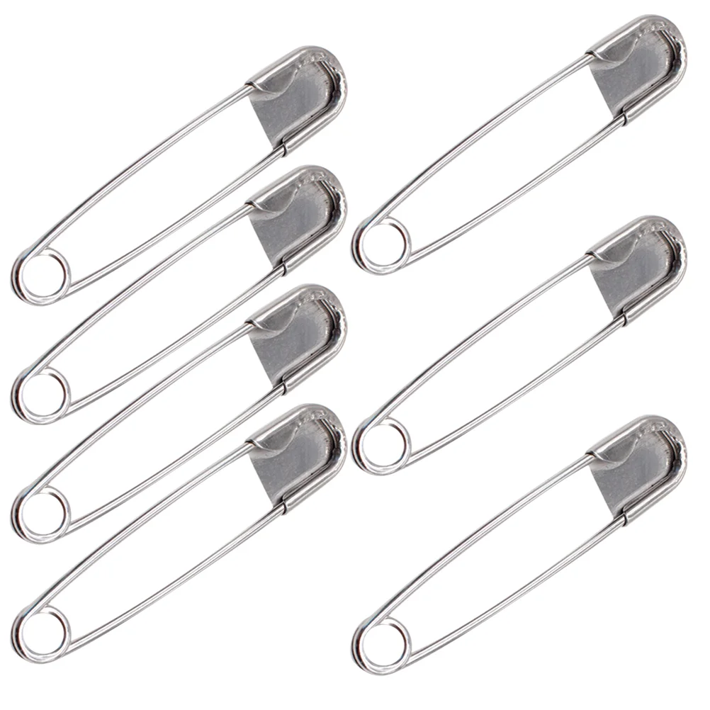 

Safety Pinstainless Steel Large Metal Extra Scarf Oversized Quilting Heavy Duty304 Baotou Clasp Clasps Silver Blanket Wire