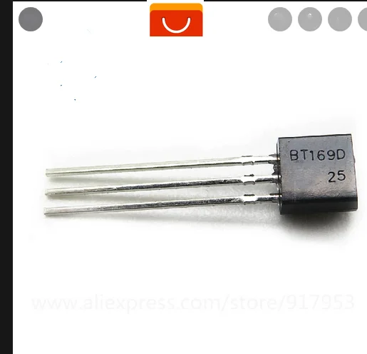 Тиристор BT169D BT169 TO-92 Triacs тиристор 400 В 9 А 3-контактный SPT 50 шт. | Электронные