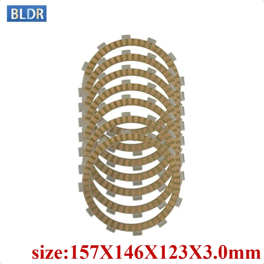 

7 шт. фрикционный диск сцепления для Kawasaki ZZR400 ER-4N GPZ400R FX400R Ninja 400R EX400 KLE650 Ver/sys ABS EN650 Vulcan