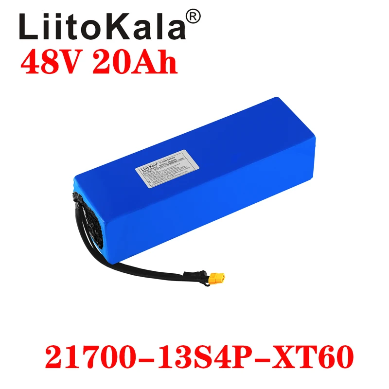 Аккумулятор для электровелосипеда LiitoKala XT60 48 В 20 Ач 1500 Вт |