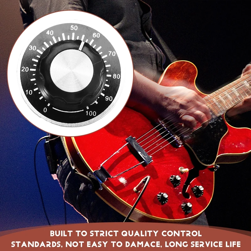 15 комплектов ручек управления потенциометром A03 и пластинок со шкалой 0-100