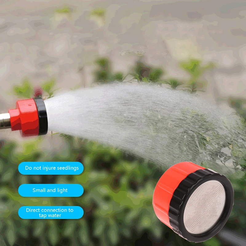 1Pc Spray Head 1000 Mesh Stainless Steel Round Nursery Vegetable Garden Sprinkler for Home Gardening Irrigation Watering Tools