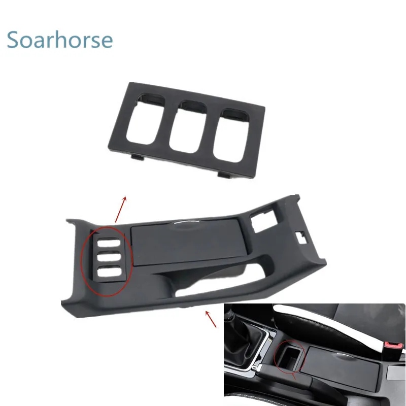 

Soarhorse For Mitsubishi Lancer EX Central Storage Box Switch Panel Storage box panel Switch base