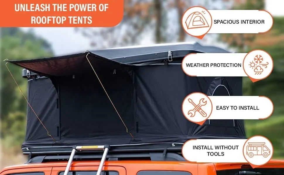 Универсальный корпус из твердого сплава для кемпинга Rooftoo