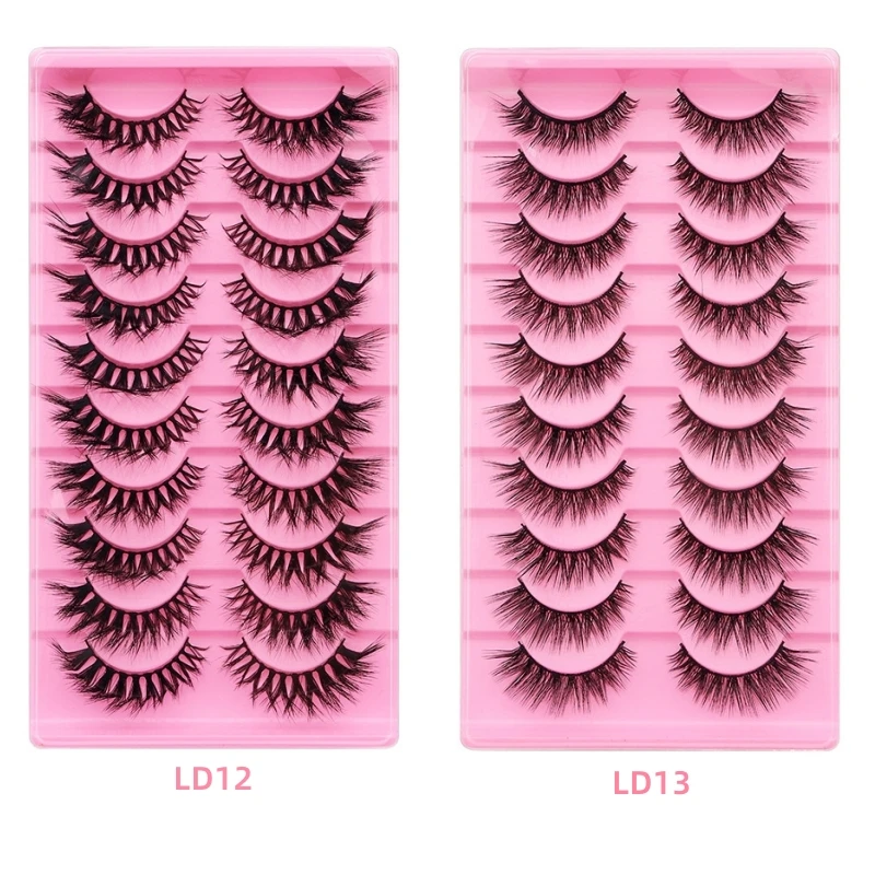 5 лотков/кормочек многослойные пушистые LD-формеры натуральные длинные накладные