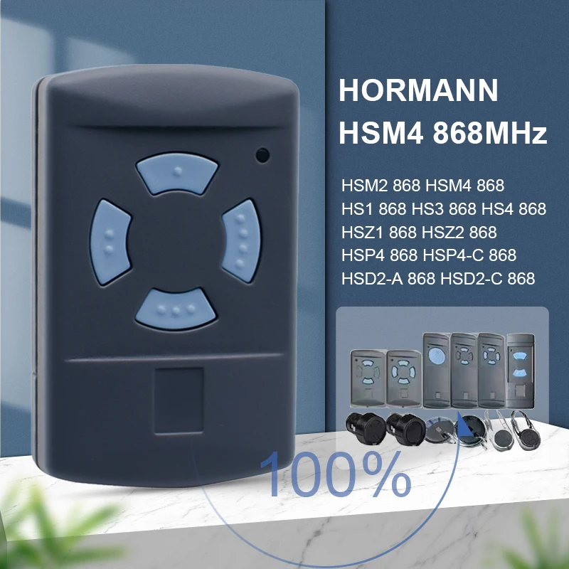 HORMANN Garage Gate Remote Control HORMANN HSM2 HSM4 868 MHZ Handheld Transmitter 868.35mhz