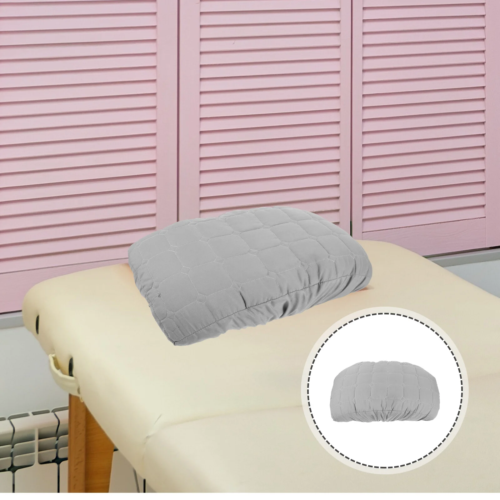 

Bed Linings Bedroom Pillow Covers Household Pillowcases Protector Solid Color Spa