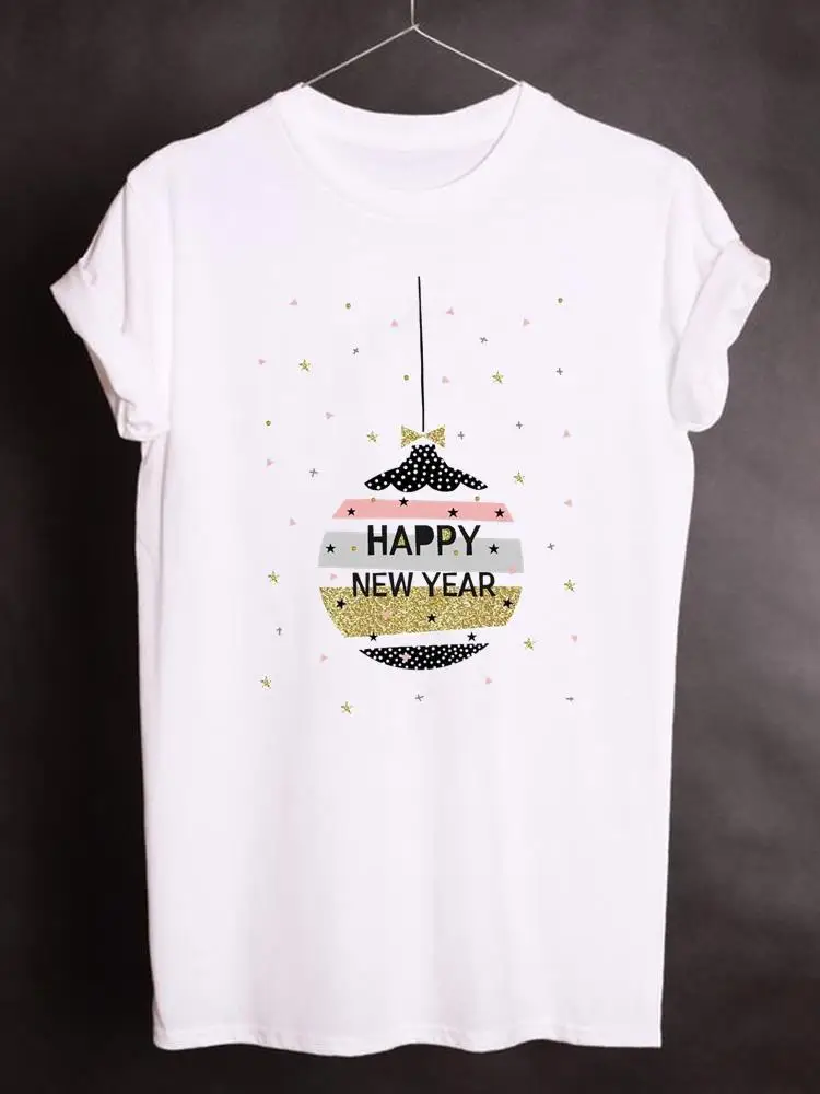 

Sweet Lovely Style 90s Graphic T-shirt Merry Christmas Short Sleeve Clothes Women Clothing Fashion Basic Tee Top Print T Shirt