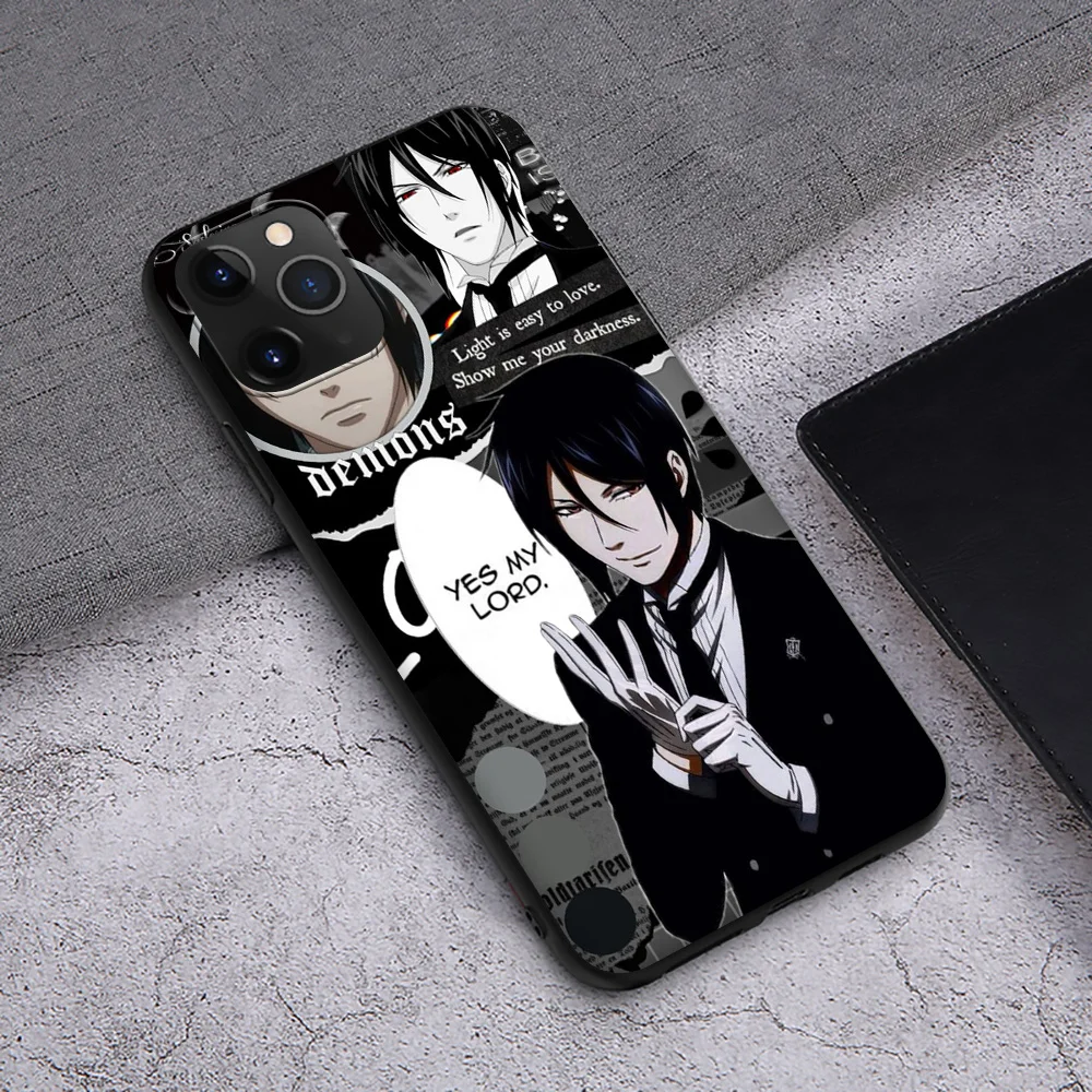 Чехол для телефона SO27 Black Butler Kuroshitsuji iPhone 12 11 X XS XR Pro Max 6 6s Plus SE