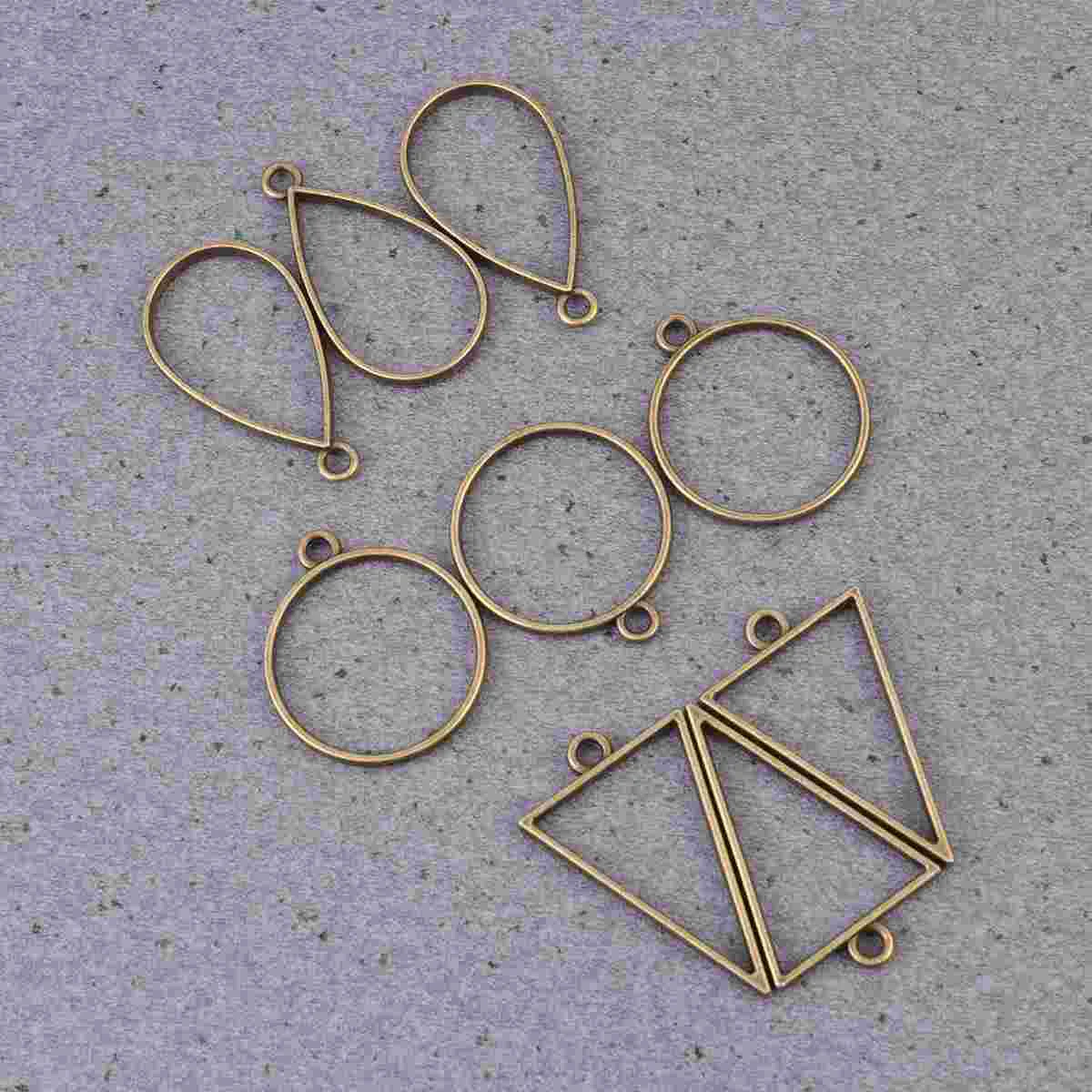 

30 Pcs Jewelry Making Pendants Craft Retro Water Drop Earrings DIY Decor Vintage