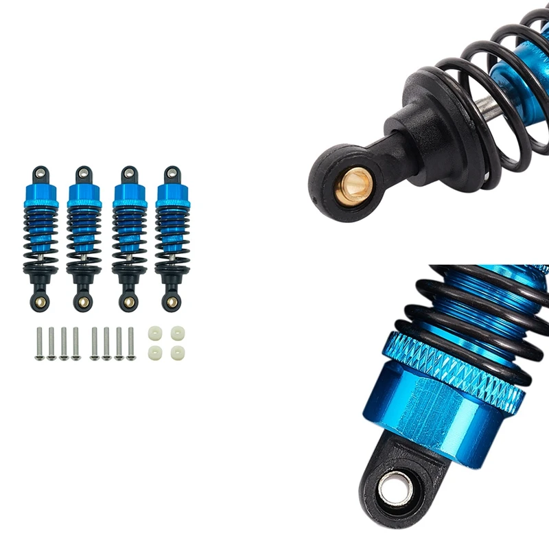 

4Pcs Aluminum Alloy Shock Absorbers Damper Set for Tamiya TT-01 TT01 TT-02 TT02 1/10 RC Car Upgrade Parts