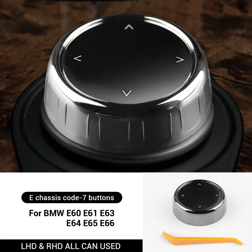 

Для BMW E60 E60 E61 E63 E64 E65 E66 X6 IDrive мультимедийная кнопка крышка аксессуары E шасси 7-кнопочный кристалл