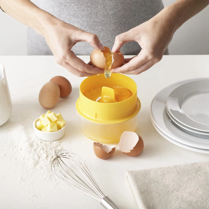 

Новый разделитель желтка для пищевых продуктов, кухонный инструмент для выпечки яиц, ручной инструмент, аксессуары для домашней кухни