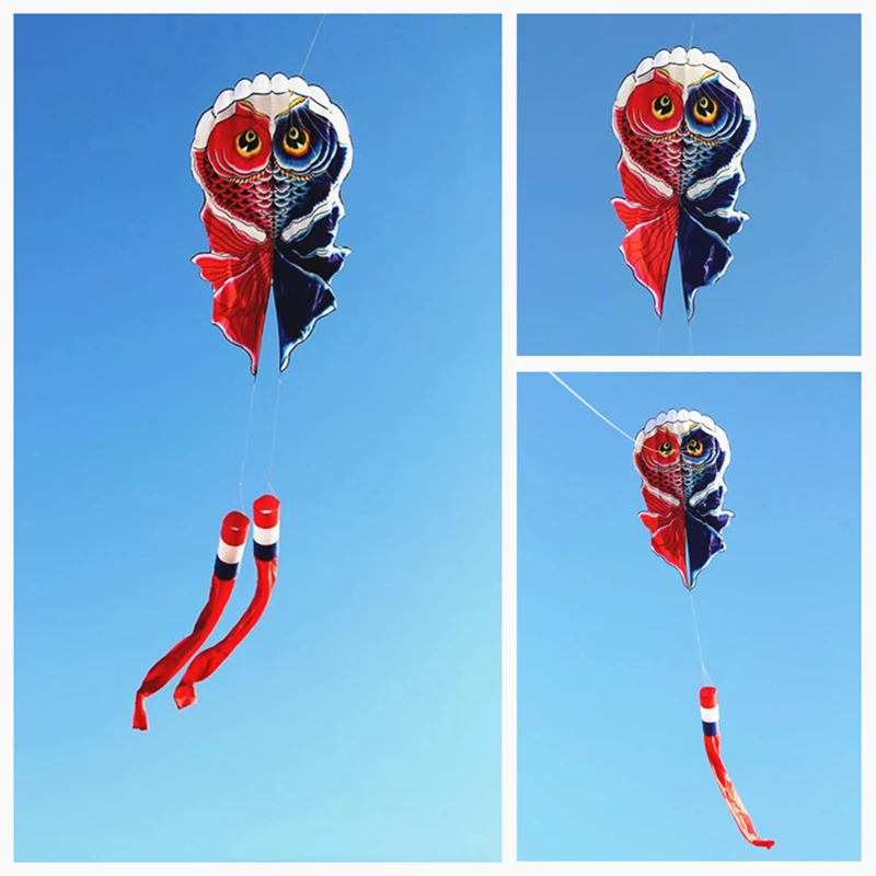 Бесплатная доставка рыбный воздушный змей летающий мягкий для взрослых надувные