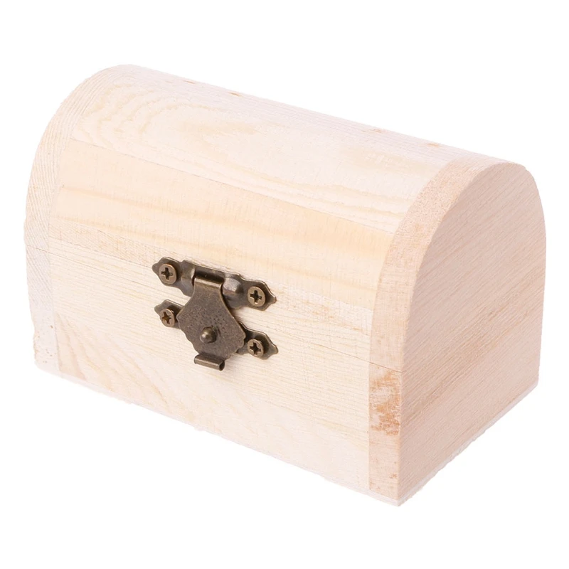 

Exquisite Wooden Jewelry Box Makeup Packing Crafts Storage for Case