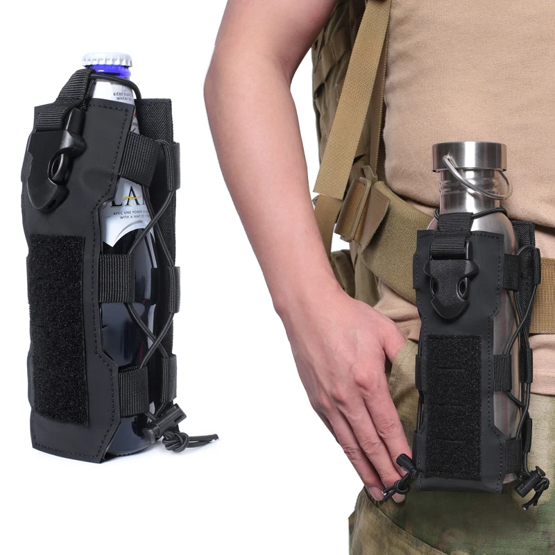 

Outdoor Travel Kettle Bag Sport Bag Tactical Molle Water Bottle PouchCanteen Cover Holster EDC Multifunctional Bottle Pouch