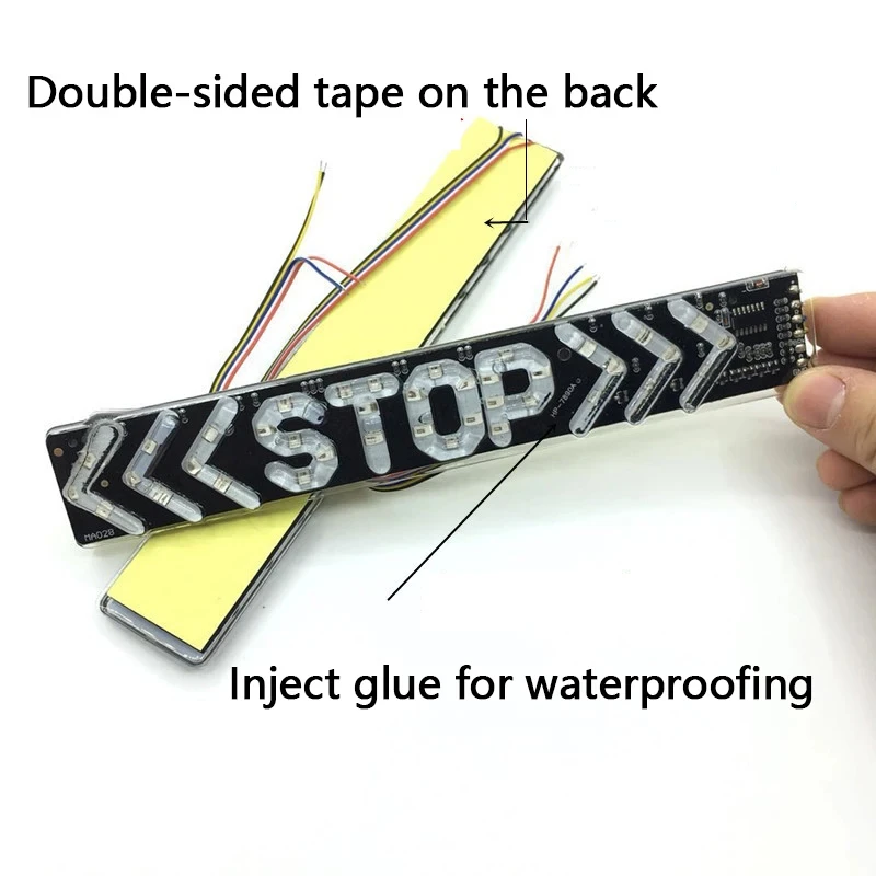 Универсальная фотовспышка для мотоцикла задний фонарь с указателем поворота 12 В