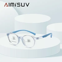 aimisuv retro round glasses for children tr90 flexible optical eyeglass frames kids boy prescription eyeglasses frame baby