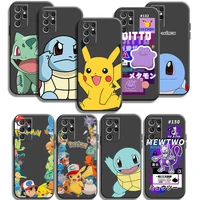 pikachu pokemon phone cases for samsung galaxy a31 a32 4g a32 5g a42 5g a20 a21 a22 4g 5g carcasa back cover soft tpu