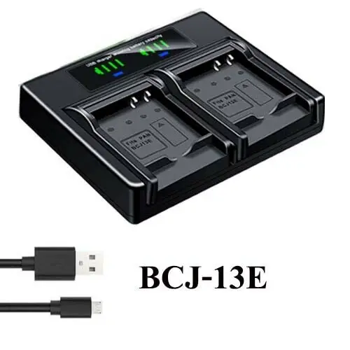 

Зарядное устройство для двух батарей для Panasonic DMW-BCJ13 LX7 LX7gk LX5gk