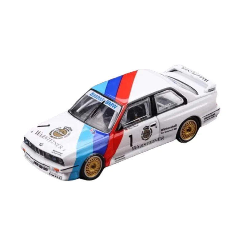 1:64 BMW M3 DTM 1987 Марк Hessel No.1 статическая модель из сплава Детская Коллекция