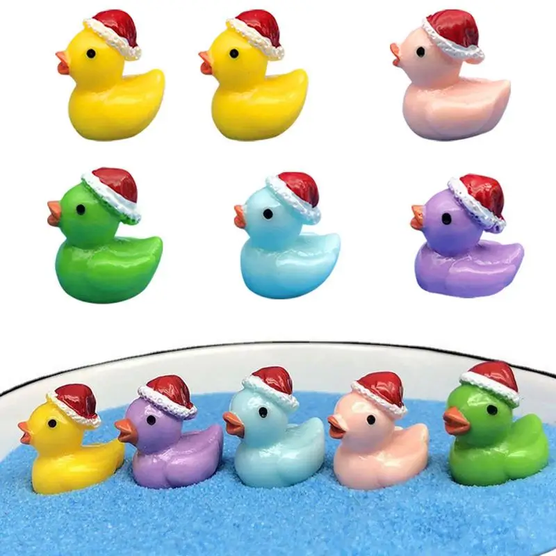 

Resin Duck Miniature Figures Tiny Animal Figurine Miniature Duck Mini Resin Duck Figures Ornament For Micro Landscape Garden