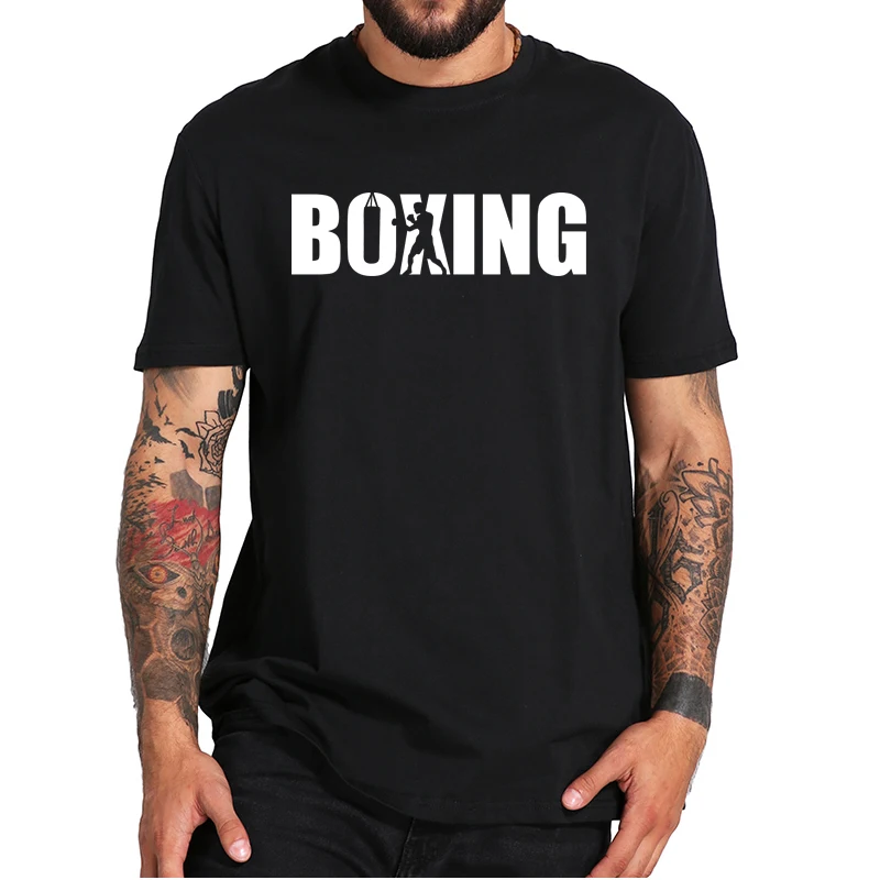 

Boxing Fighting T-shirt Funny Fight Boxing Fans Gifts Men Women Clothing Summer 100% Cotton Soft Casual T Shirt