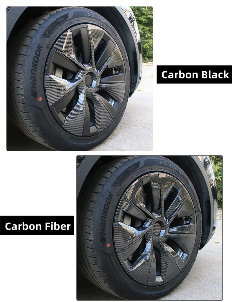 For Tesla Model Y Hubcaps 19 Inch ABS Full Cover Wheel Cap Kit Hight Performance Original Car Replacement Wheel Cover 2020-2022