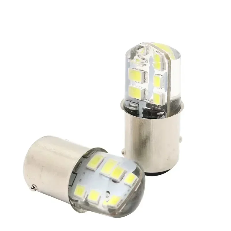 2 шт. PY21W Ba15s 1156 Bay15d 1157 Светодиодные лампы указателей поворота DRL Противотуманные