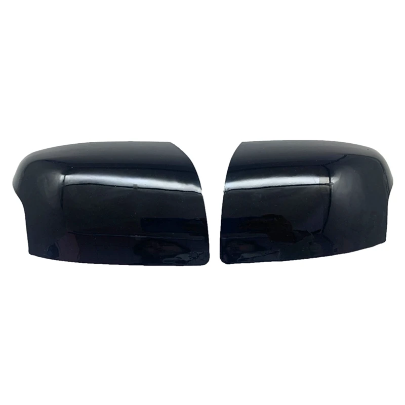 

1Pair Glossy Black Right & Left Car Rear View Mirror Cover Trim Side Wing Case For Ford Focus MK2 2005 2006 2007 2008