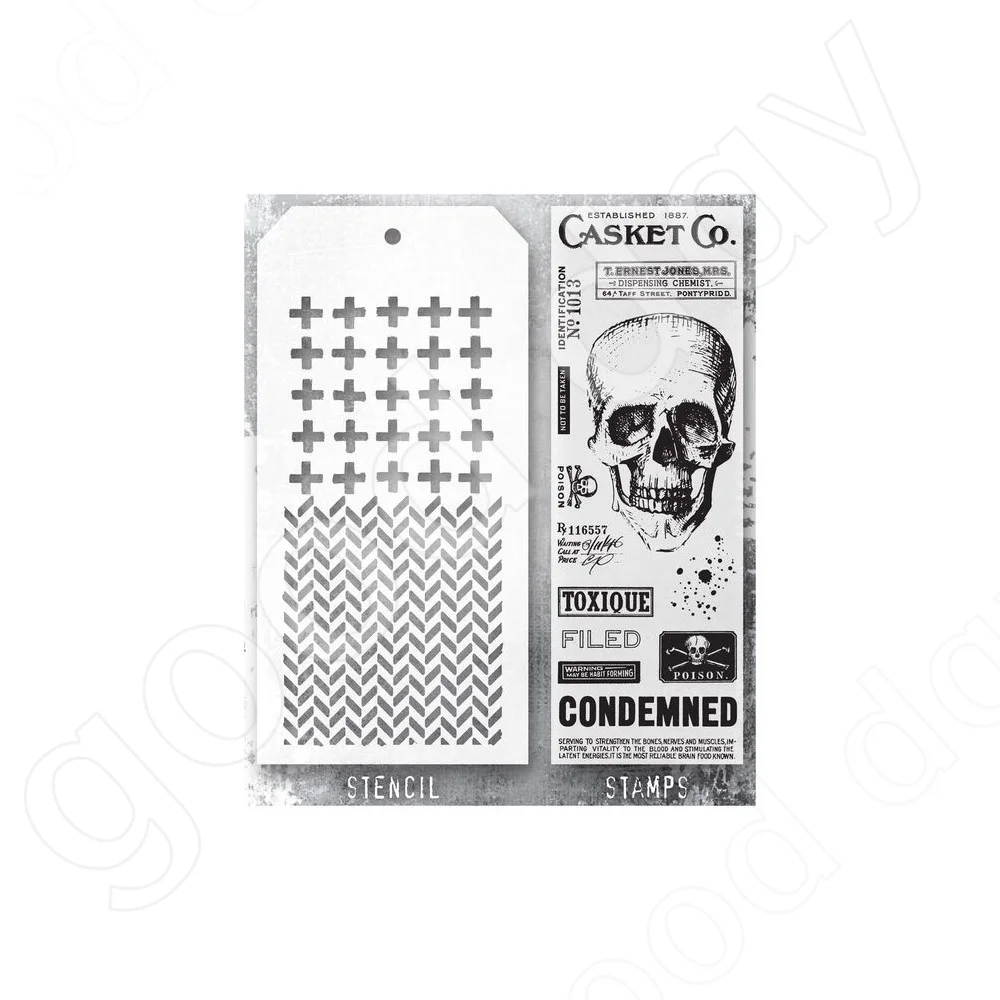 

Rest in Peace Stamps and Stencil Scrapbook Diary Decoration Embossing Template Diy Greeting Card Handmade 2022 New Arrival