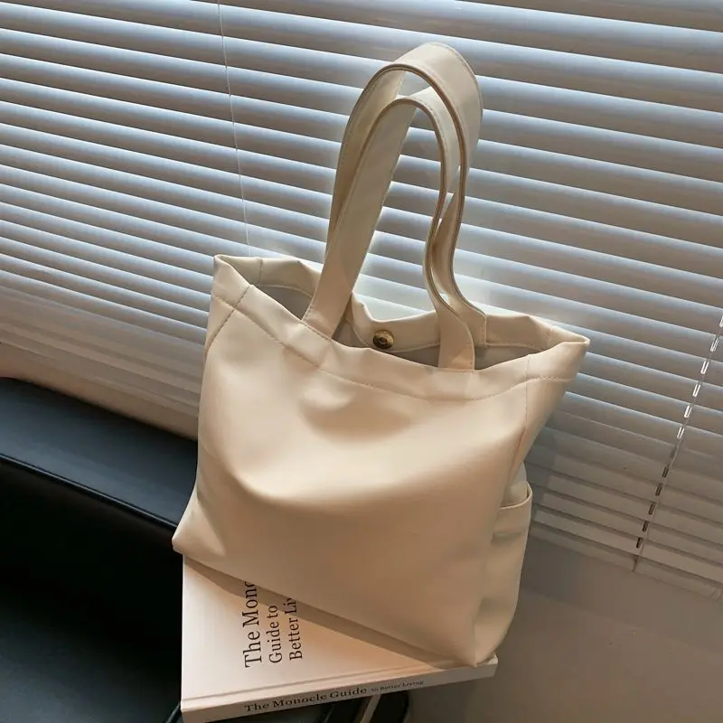 Large-capacity Bag 2022 New Student Casual Shoulder Bag Simple Shopping Storage Bag Tote Bag