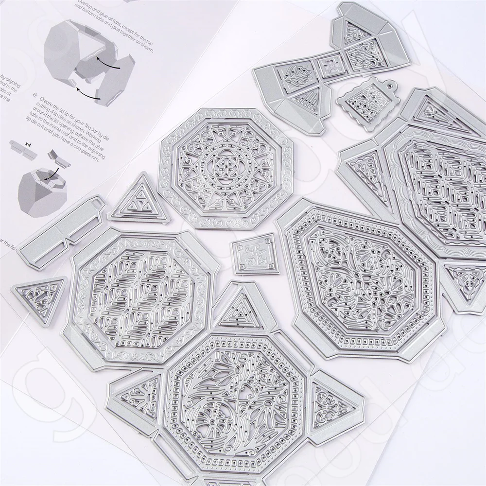 Новое поступление чайные банки подарочная коробка металлические трафареты