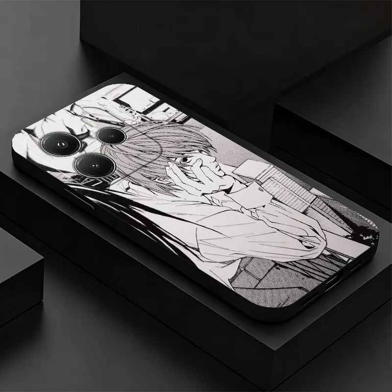 Чехол для телефона N-Notes D-Deaths Yagami Light для Xiaomi Redmi Note 13 14 15 Pro Plus 12S 11S 4G 11T 5G 10S 11E с индивидуальным рисунком (art.: 3920db8cc4e5c) - 3920db8cc4e5c